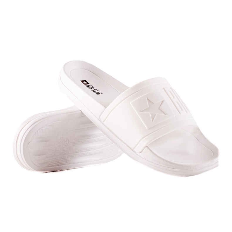 Klapki Damskie Big Star DD274A268 białe