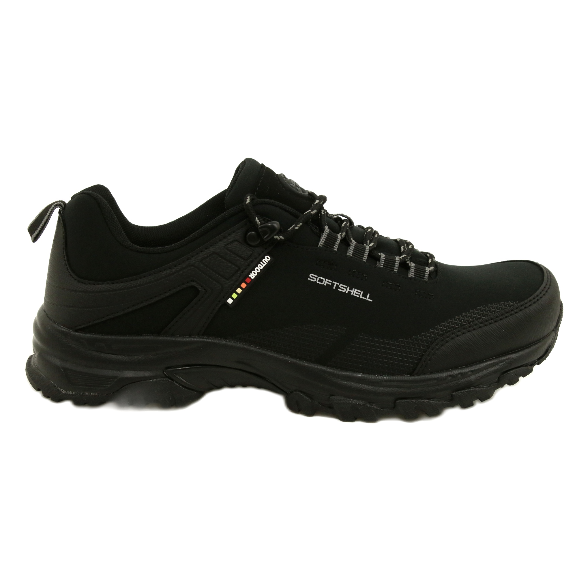 American Club ADI buty sportowe wiązane American wodoodporne softshell WT83/22 czarne