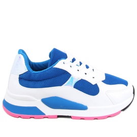 Buty sportowe Hera BLUE/WHITE białe niebieskie