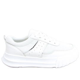Buty sportowe damskie Perla White białe