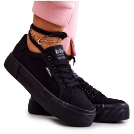 Tenisówki Na Platformie Lee Cooper LCW-22-31-0885L Czarne