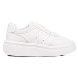 TRENDI Wygodne Białe Sneakersy