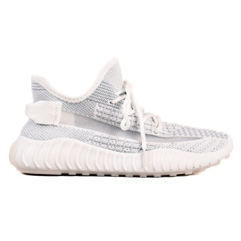 TRENDI Buty sportowe z siateczką białe