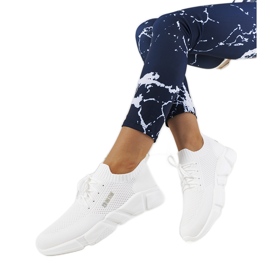 Białe sneakersy Big Star JJ274268