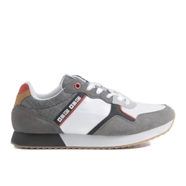 Biało szare sneakersy męskie Big Star JJ174147 białe