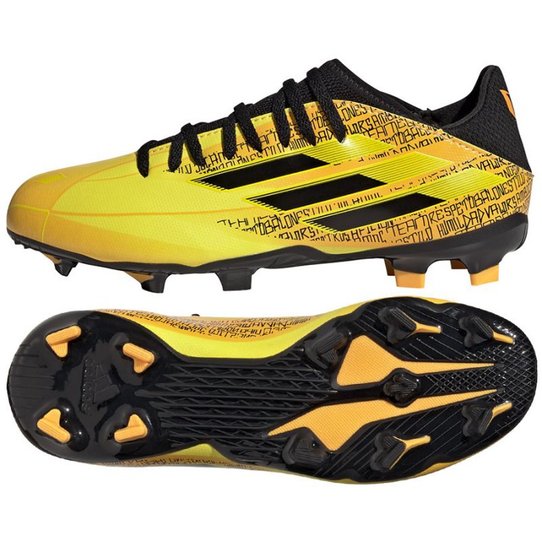 Buty piłkarskie adidas X Speedflow Messi.3 Fg Jr GW7420 żółte żółcie