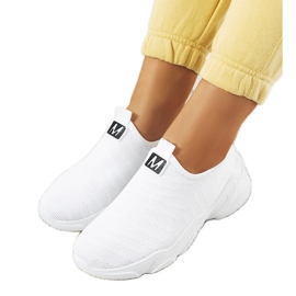 BM Białe obuwie sportowe Aaron