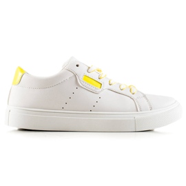 TRENDI Białe Buty Sportowe Z Eko Skóry