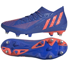 Buty piłkarskie adidas Predator Edge.3 Sg M GW4870 niebieskie niebieskie