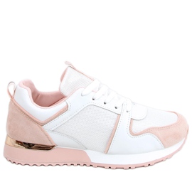 Buty sportowe Montse Pink białe różowe