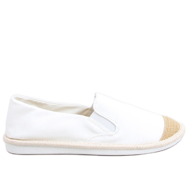 Espadryle damskie Alba White białe