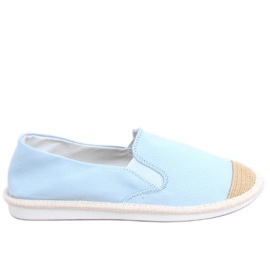 Espadryle damskie Alba L.BLUE niebieskie