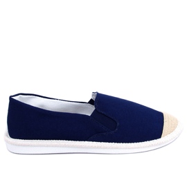 Espadryle damskie Alba Navy niebieskie