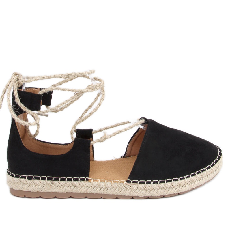 Espadryle damskie Arely Black czarne