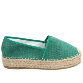 Espadryle damskie Zeca Green zielone