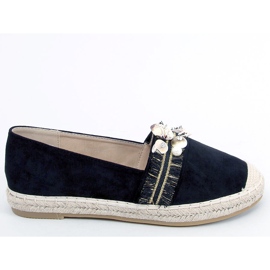 Espadryle z muszelkami Lola Black czarne