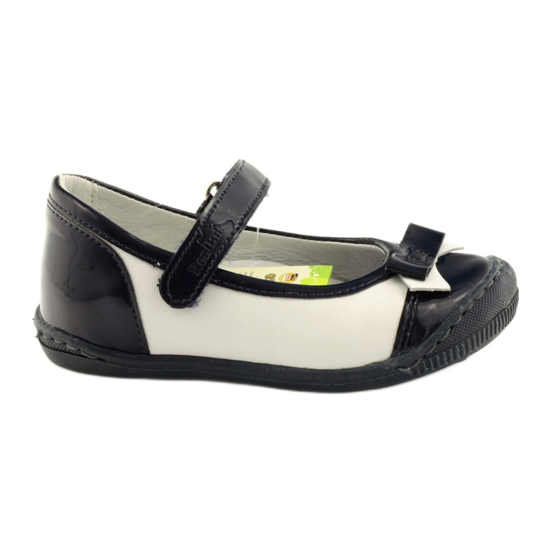 Balerinki buty dziecięce Ren But 1405 granatowe białe