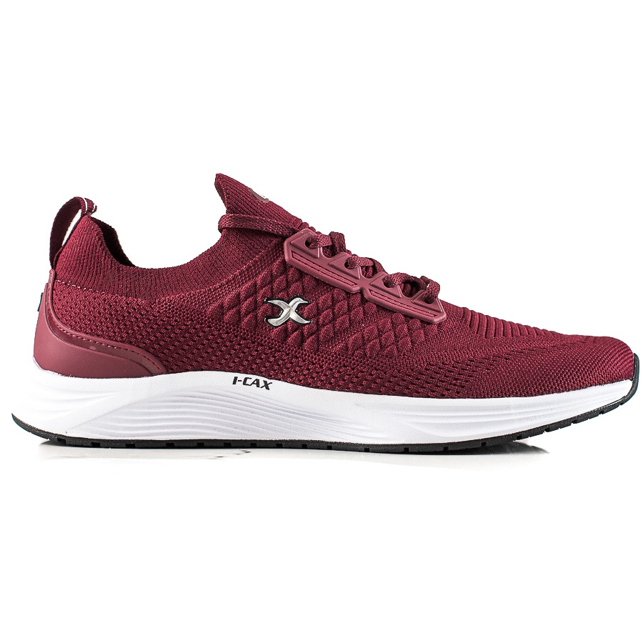 I-CAX Wygodne Sneakersy Sportowe czerwone