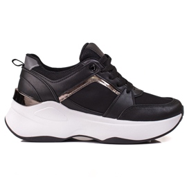 Diamantique Czarne Sneakersy