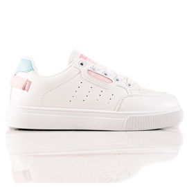 TRENDI Buty Sportowe Z Eko Skóry białe