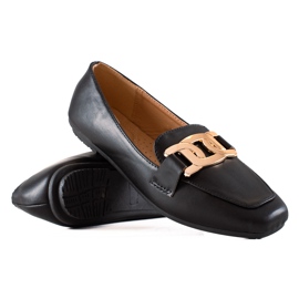 Sergio Todzi Klasyczne Lordsy Z Eko Skóry czarne