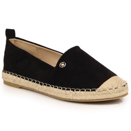 Espadryle slip on eVento W EVE345A czarne