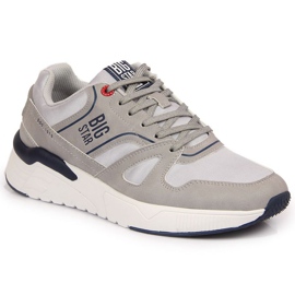 Buty sportowe casual Big Star M JJ174276 szare