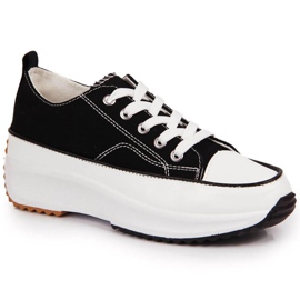 Tenisówki na koturnie McKeylor W JAN93 czarne