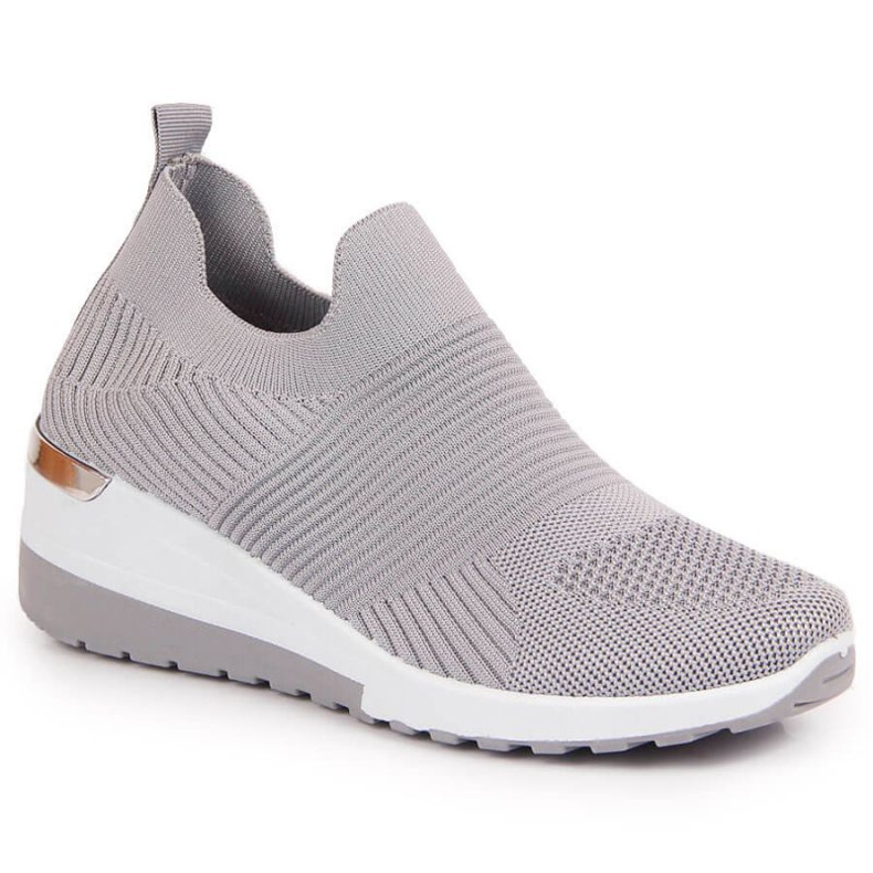 Sneakersy skarpety slip on McKeylor W JAN95A szare