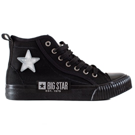 Wysokie Trampki Damskie Big Star JJ274380 czarne