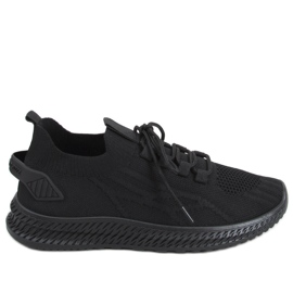 Buty sportowe skarpetkowe Zewa Black czarne