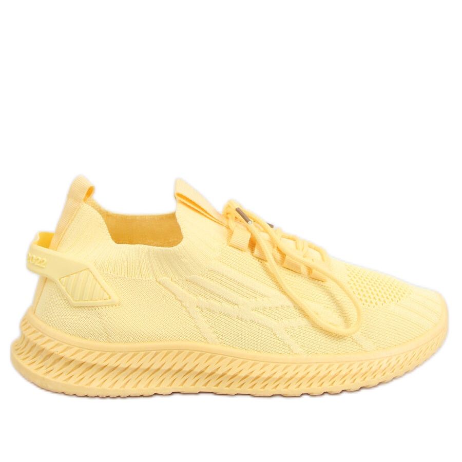 Buty sportowe skarpetkowe Zewa Yellow żółte