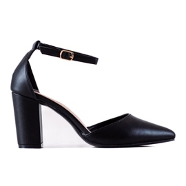 Seastar Czarne Czółenka Ze Sprzaczką