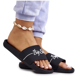 Gumowe Klasyczne Klapki Big Star JJ274A300 Czarne