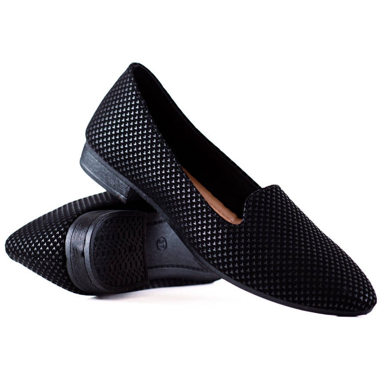 TRENDI Czarne Lordsy W Serduszka