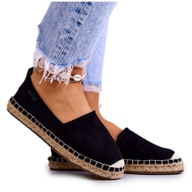 Damskie Klasyczne Espadryle Big Star JJ274952 Czarne