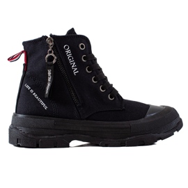 Sabatina Trampki Z Suwakiem czarne