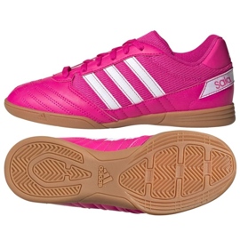 Buty piłkarskie adidas Super Sala Jr G55911 róże i fiolety