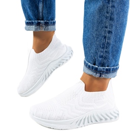 Białe sneakersy sportowe Alexandrin