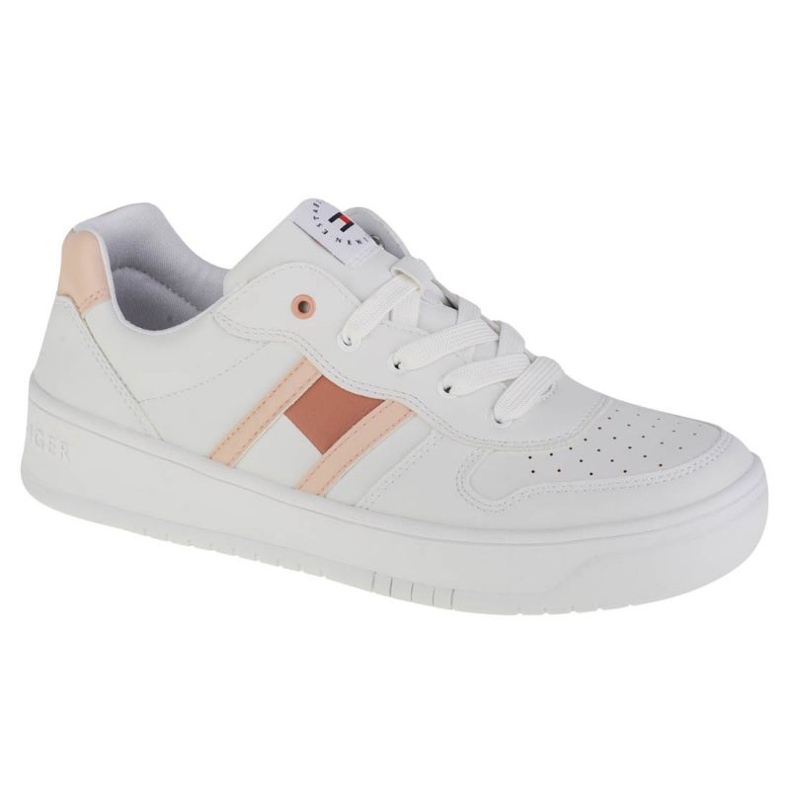 Buty Tommy Hilfiger Low Cut Lace-Up Sneaker W T3A4-32143-1351X134 białe