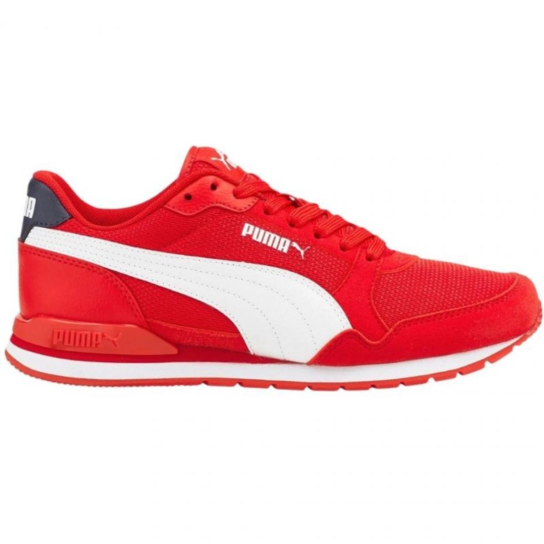 Buty Puma St Runner v3 Mesh Jr 385510 04 czerwone