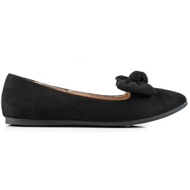 W. Potocki Baleriny Z Kokardką Potocki czarne