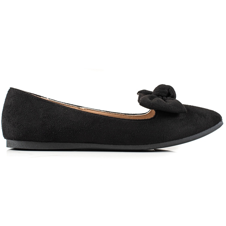 W. Potocki Baleriny Z Kokardką Potocki czarne