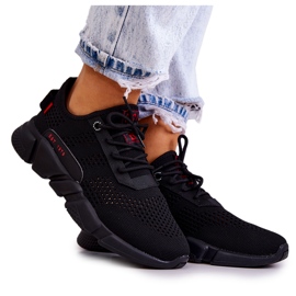 Damskie Buty Sportowe Memory Foam Big Star JJ274273 Czarne