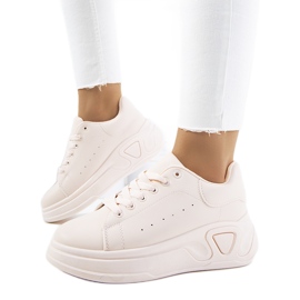 Różowe sneakersy damskie Creda