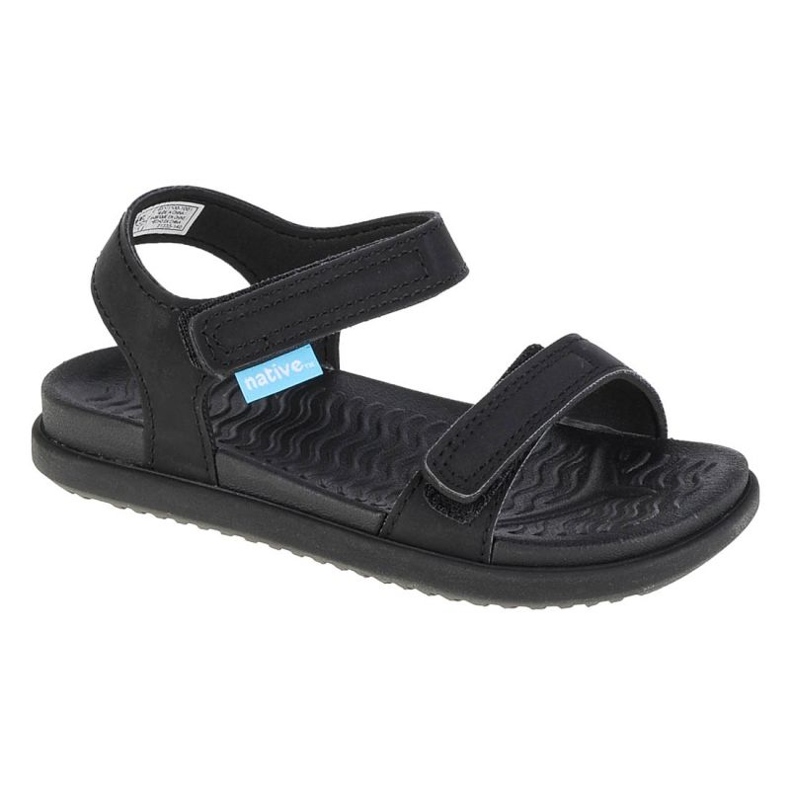 Sandały Native Charley Sugarlite Child Sandal Jr 63111100-1001 czarne