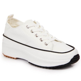 Trampki na platformie McKeylor W JAN93A białe