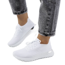 Białe sneakersy sportowe Ellice