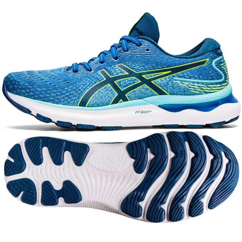Buty do biegania Asics Gel-Nimbus 24 M 1011B359 400 niebieskie