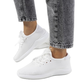 Białe sneakersy sportowe Amine